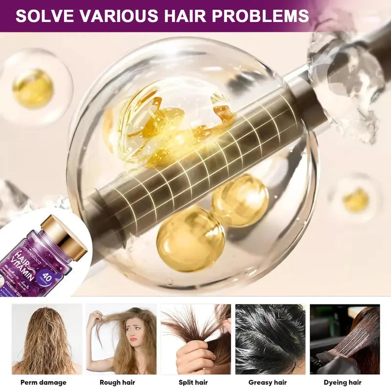 Essential Oil Hair Smoothing Capsules