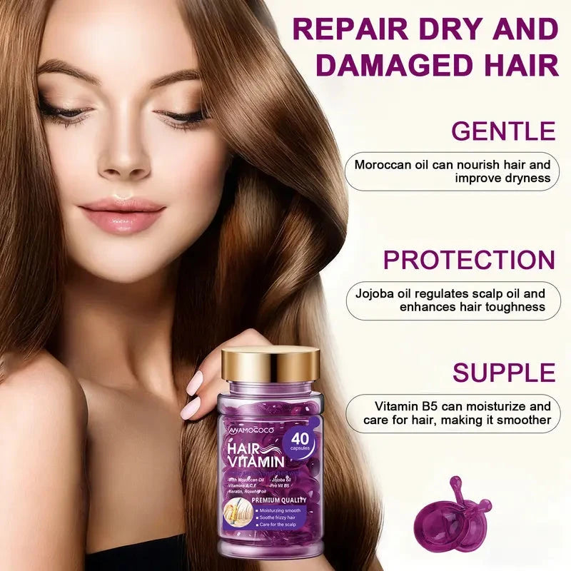 Essential Oil Hair Smoothing Capsules