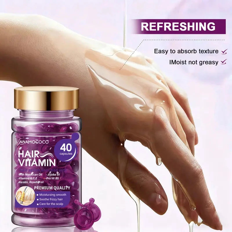 Essential Oil Hair Smoothing Capsules