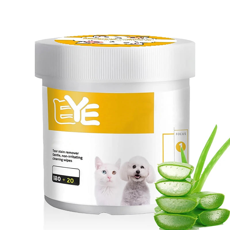 Natural Pet Eye and Ear Wipes