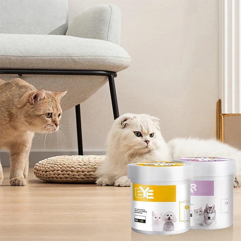 Natural Pet Eye and Ear Wipes