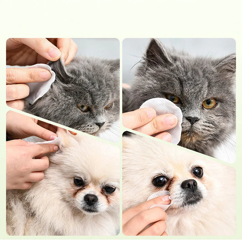 Natural Pet Eye and Ear Wipes