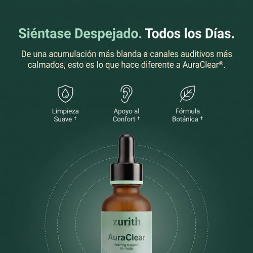 AuraClear Ear Relief Drops for Tinnitus