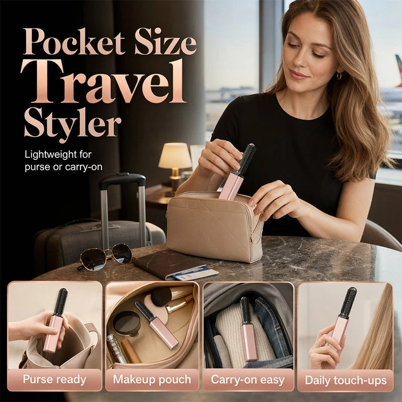 Portable Wireless Mini Bang Styling Comb