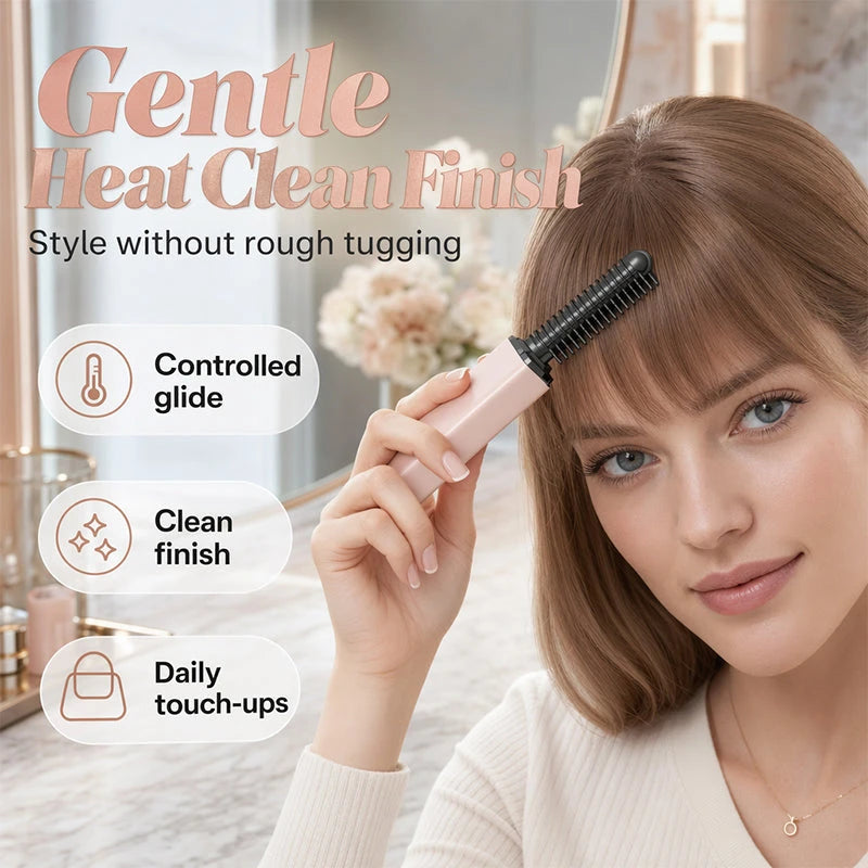 Portable Wireless Mini Bang Styling Comb