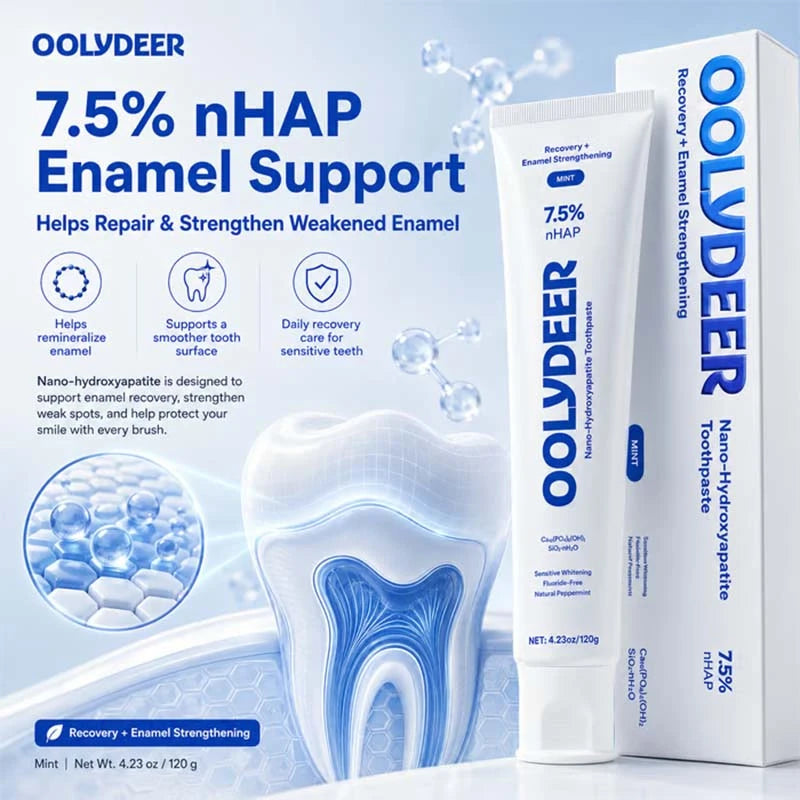 Nano Hydroxyapatite Toothpaste for Sensitive Teeth
