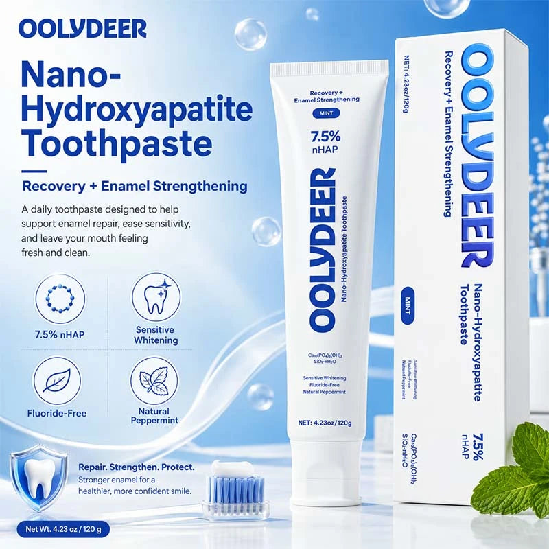 Nano Hydroxyapatite Toothpaste for Sensitive Teeth