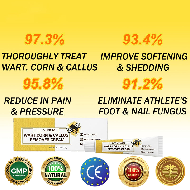 Bee Venom Corn and Callus Removal Cream | Soft Heels for Sandals