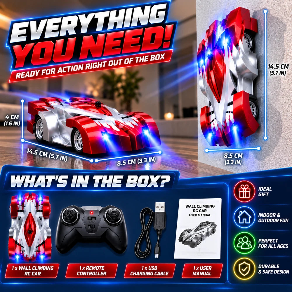 Wall Climbing RC Car