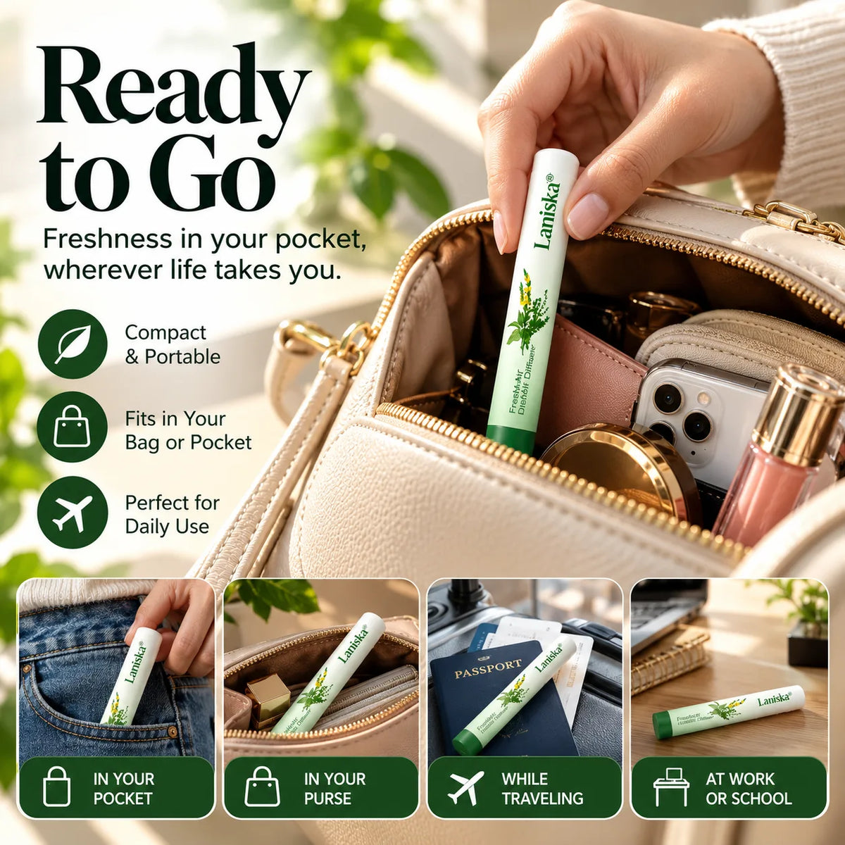 BreatheLuma Botanical Herbal Nasal Inhaler