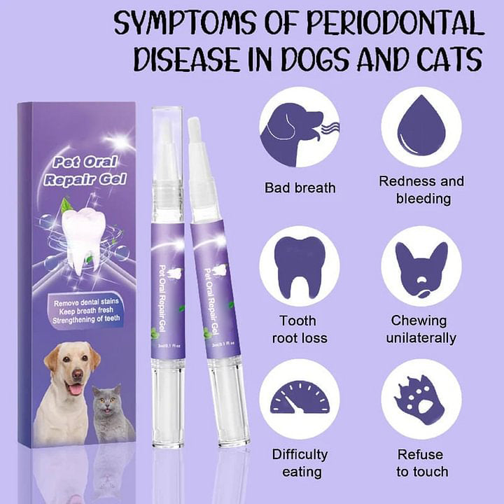 Pawdentra Oral Care Gel Brush - Pet Dental Gel for Easy Brushing