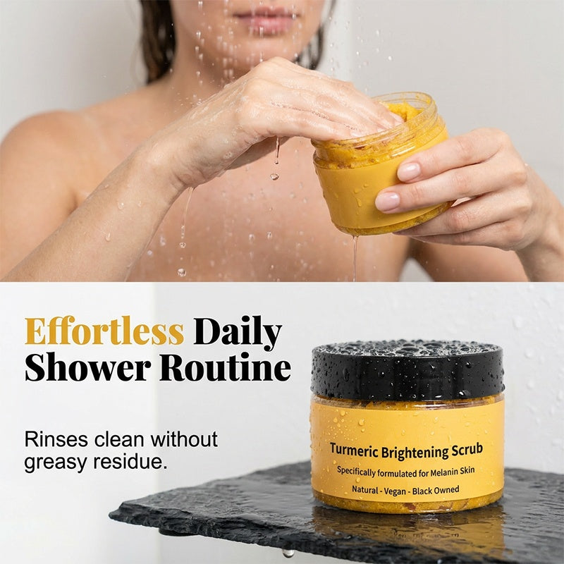 Zenvora Turmeric Body Polish 100g – Gentle Turmeric Scrub for Face and Body